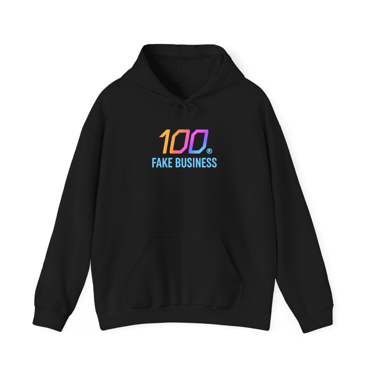 Fake Business Slacker | Funny Hoodie, Sarcastic Pullover, Office Humor Gift